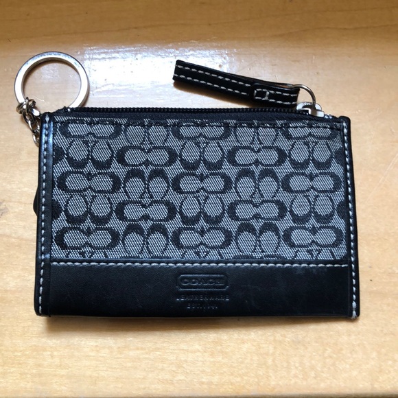 Coach Handbags - Coach black logo coin purse Coach Handbags - Coach black logo coin purse